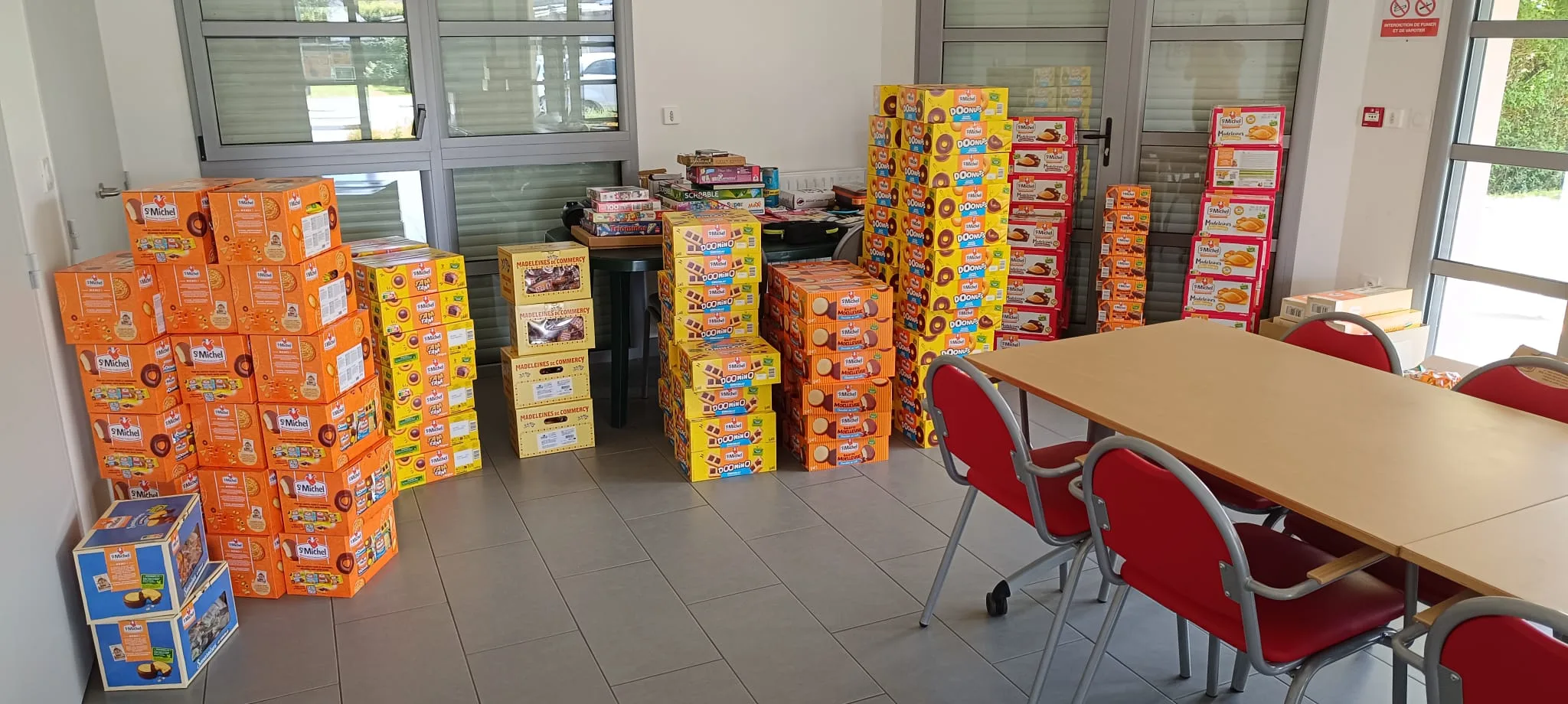 Vente de biscuits